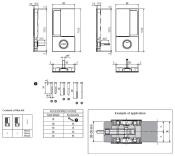 Kit AGB WAVE - Poignée encastrée design - Pour porte coulissante - Loquet L/O WC