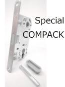 Serrure spéciale COMPACK LIVING -18x196mm - Carré WC