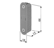 Striker EASY-TOUCH AND CLOSE - Pour cadre en aluminium - AVEC magnet